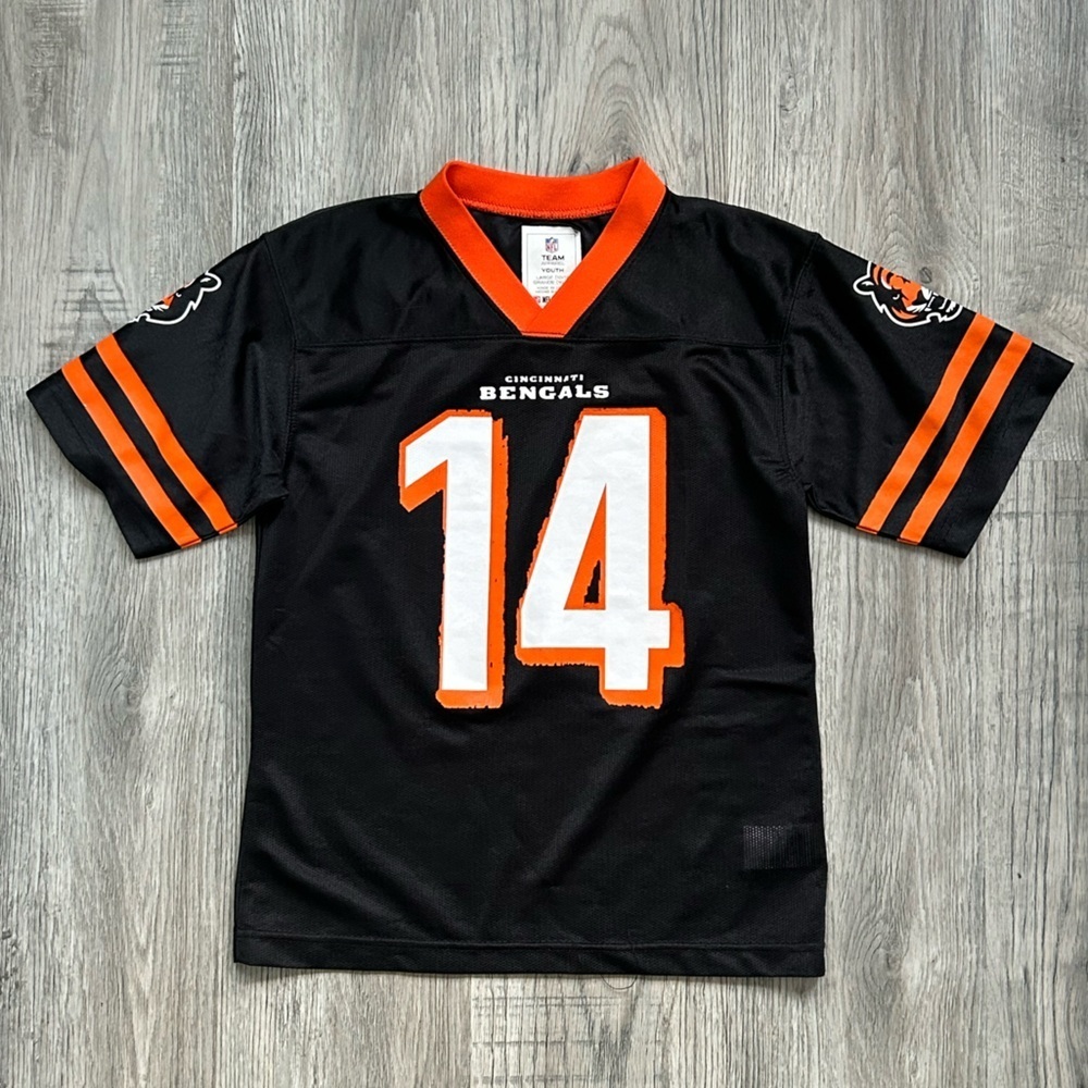 Youth NFL Team Apparel Chicinnati Bengals Andy Dalton  #14 Sz L 10/12‎